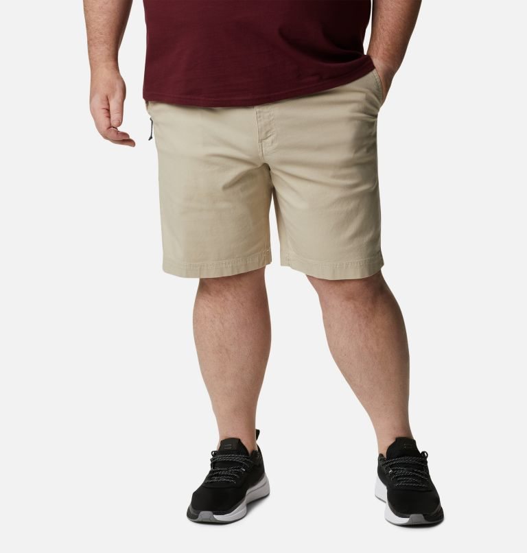 Men\'s Columbia Flex ROC Shorts Khaki | Plus Size CA-UC146